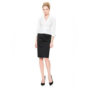 Tadashi Shoji Black Pencil Skirt